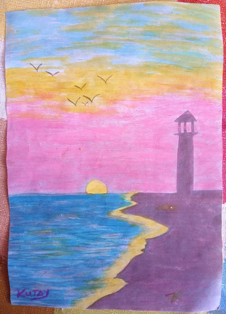 Seaside Lighthouse – Professional Acrylic Painting