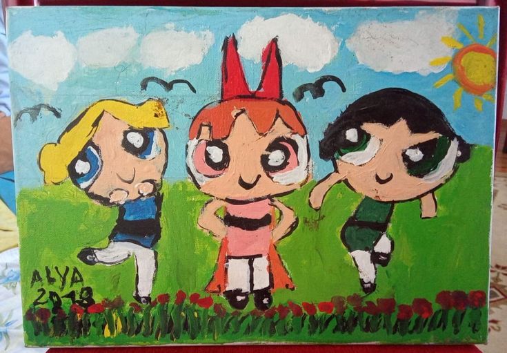 Kid Dream Oil Painting Table (on Cloth Canvas)